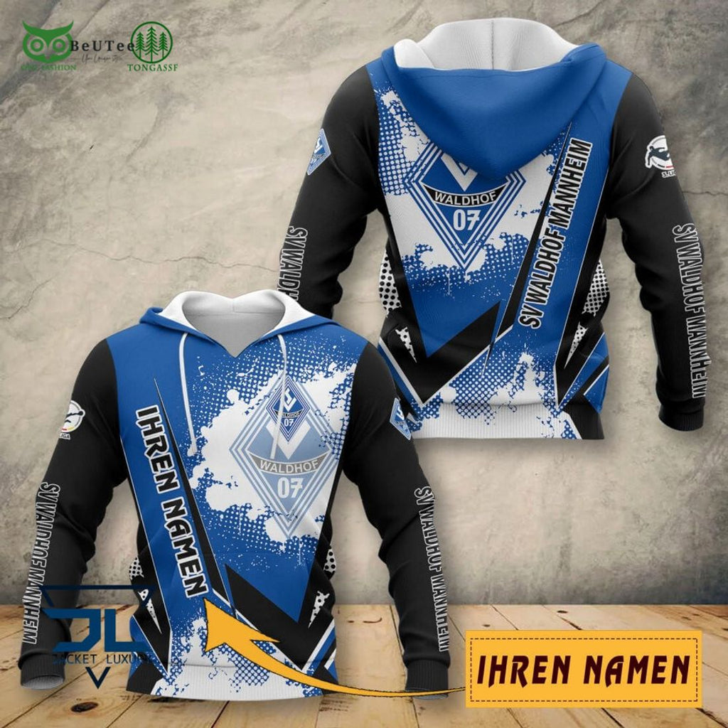 Waldhof Mannheim Iheren Namen AOP 3D Shirt Full