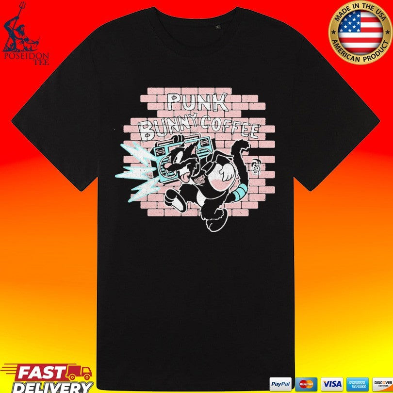 Warner Music Australia Punk Bunny Coffee T-shirt
