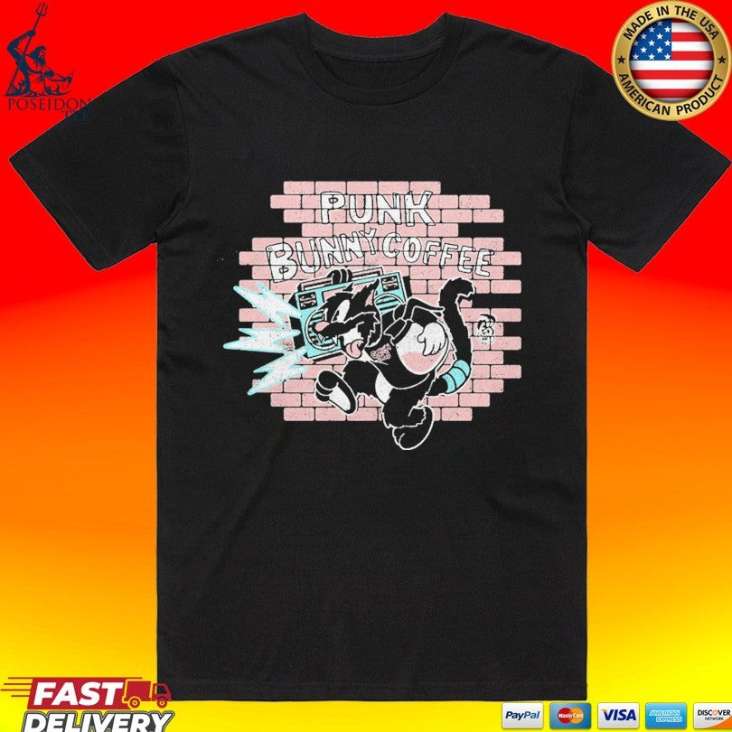 Warner Music Australia Punk Bunny Coffee T-shirt