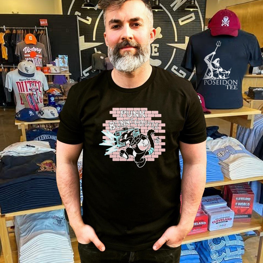Warner Music Australia Punk Bunny Coffee T-shirt