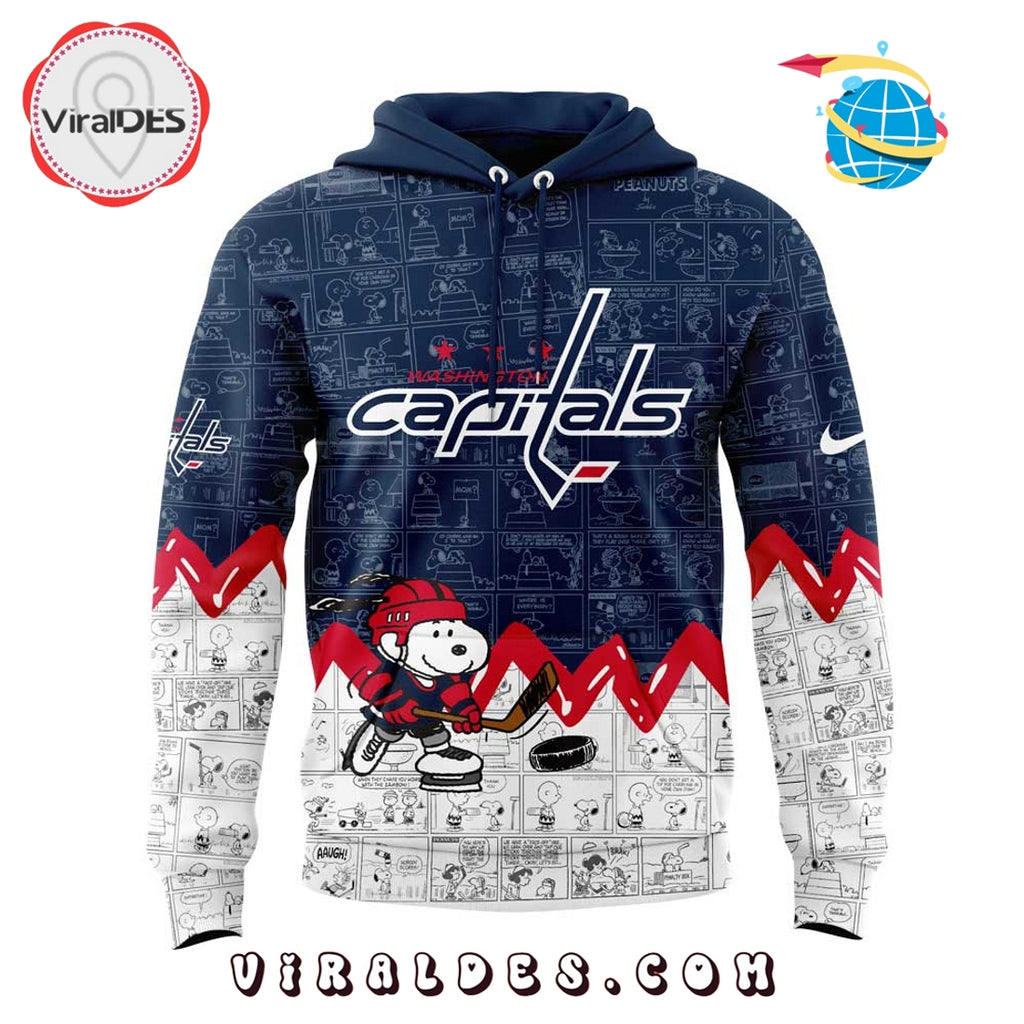 Washington Capitals Anniversary of Peanuts Hoodie