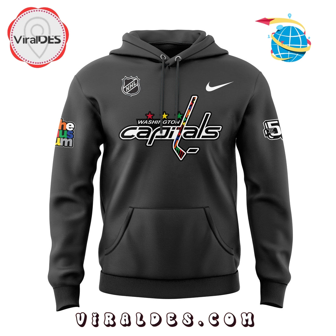 Washington Capitals Black History Month Hoodie