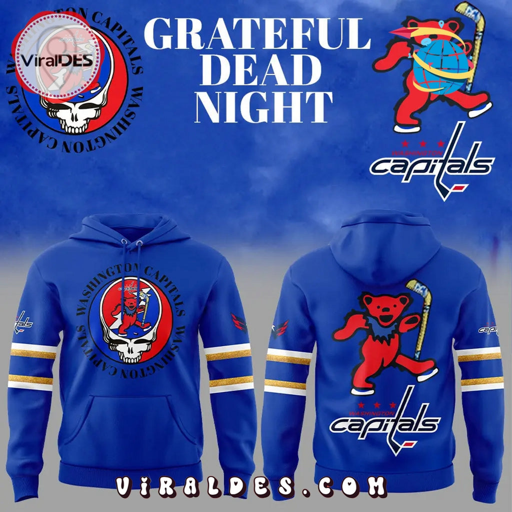 Washington Capitals Grateful Dead Night Hoodie