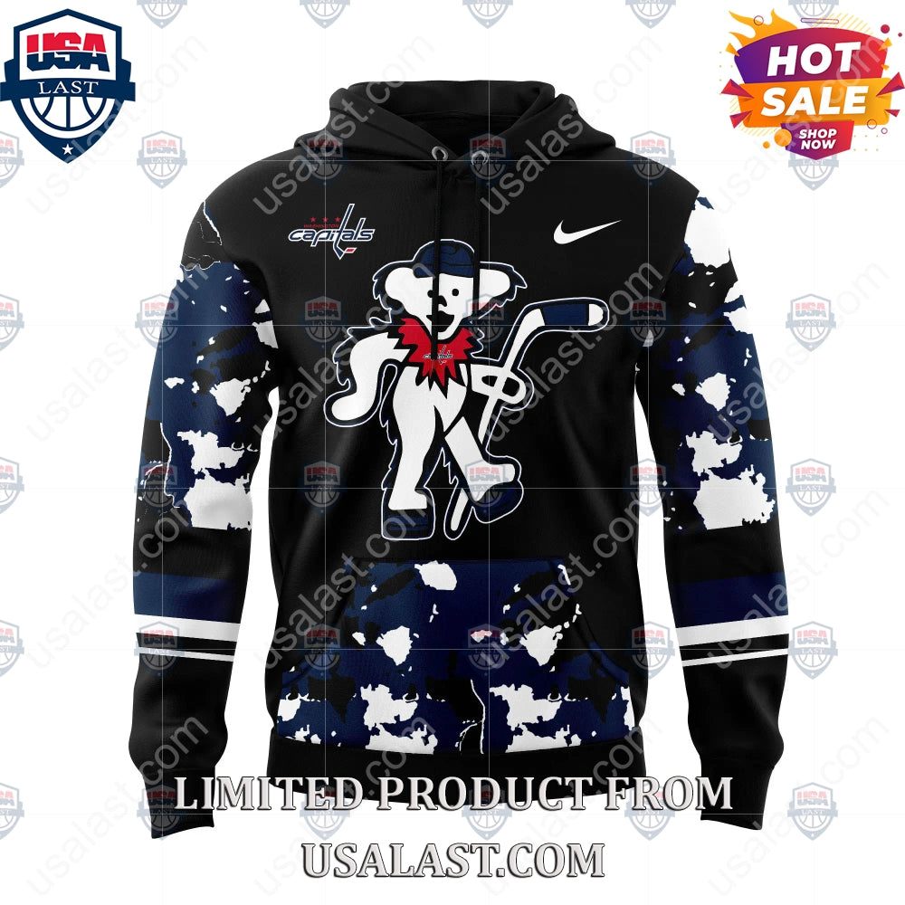 Washington Capitals NHL Grateful Dead Night Peanuts Hoodie