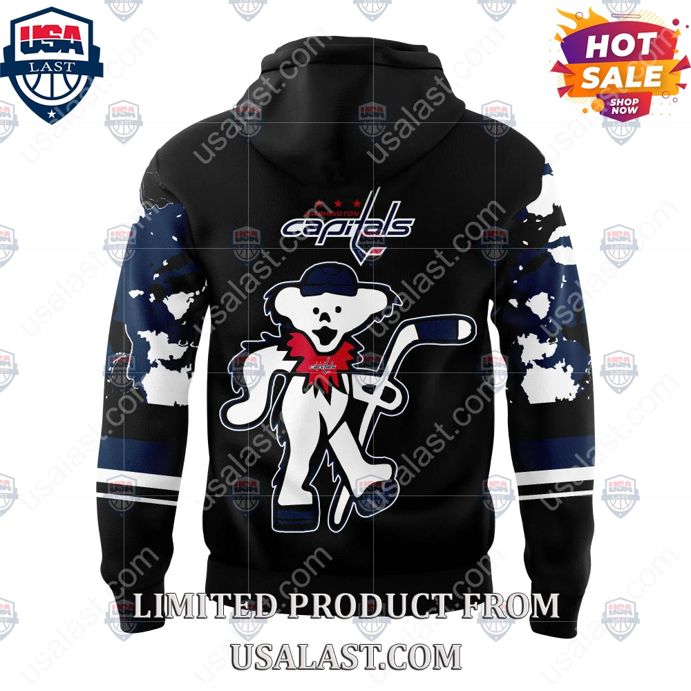 Washington Capitals NHL Grateful Dead Night Peanuts Hoodie