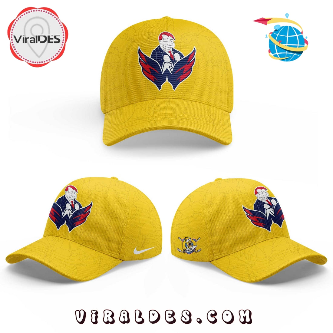Washington Capitals x Simpsons Series Cap
