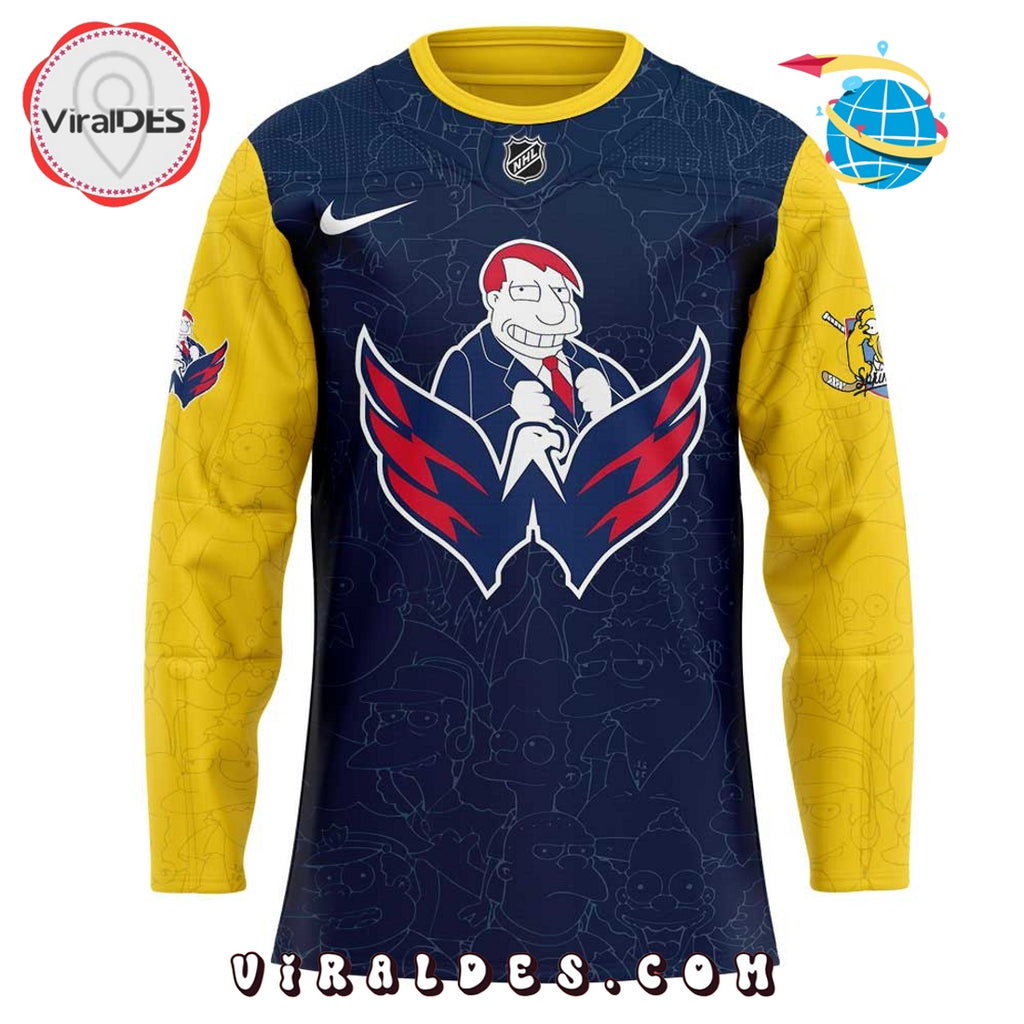 Washington Capitals x Simpsons Series Hockey Jersey