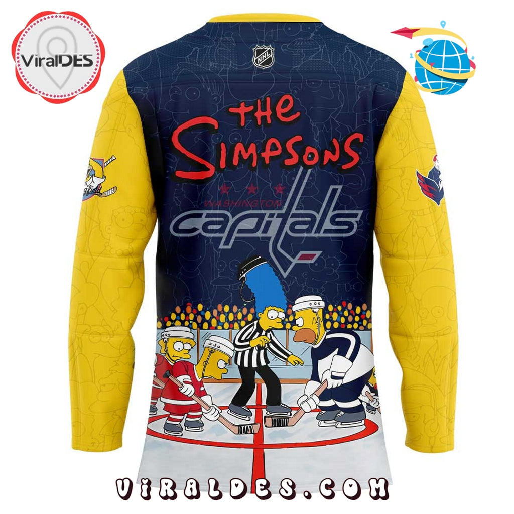 Washington Capitals x Simpsons Series Hockey Jersey