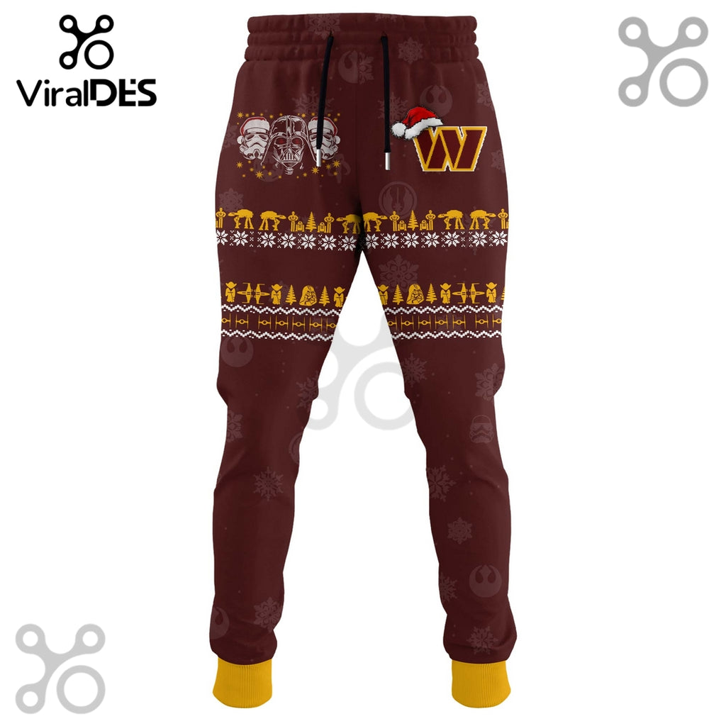 Washington Commanders Merry Christmas The Force Edition Hoodie 2025