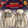 Washington Commanders Native American Heritage Month Limited Editions Hoodie