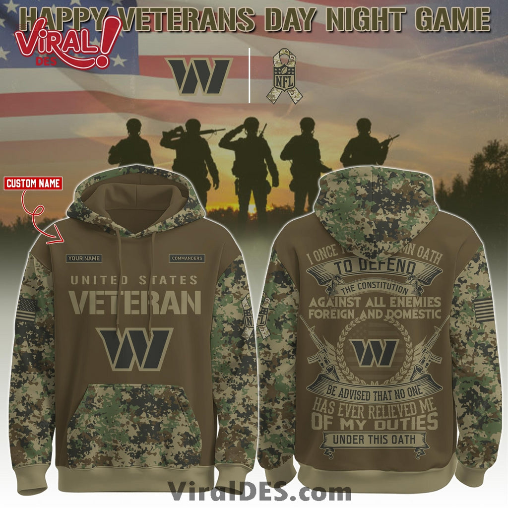 Washington Commanders Salute to Service Limited Editions Hoodie