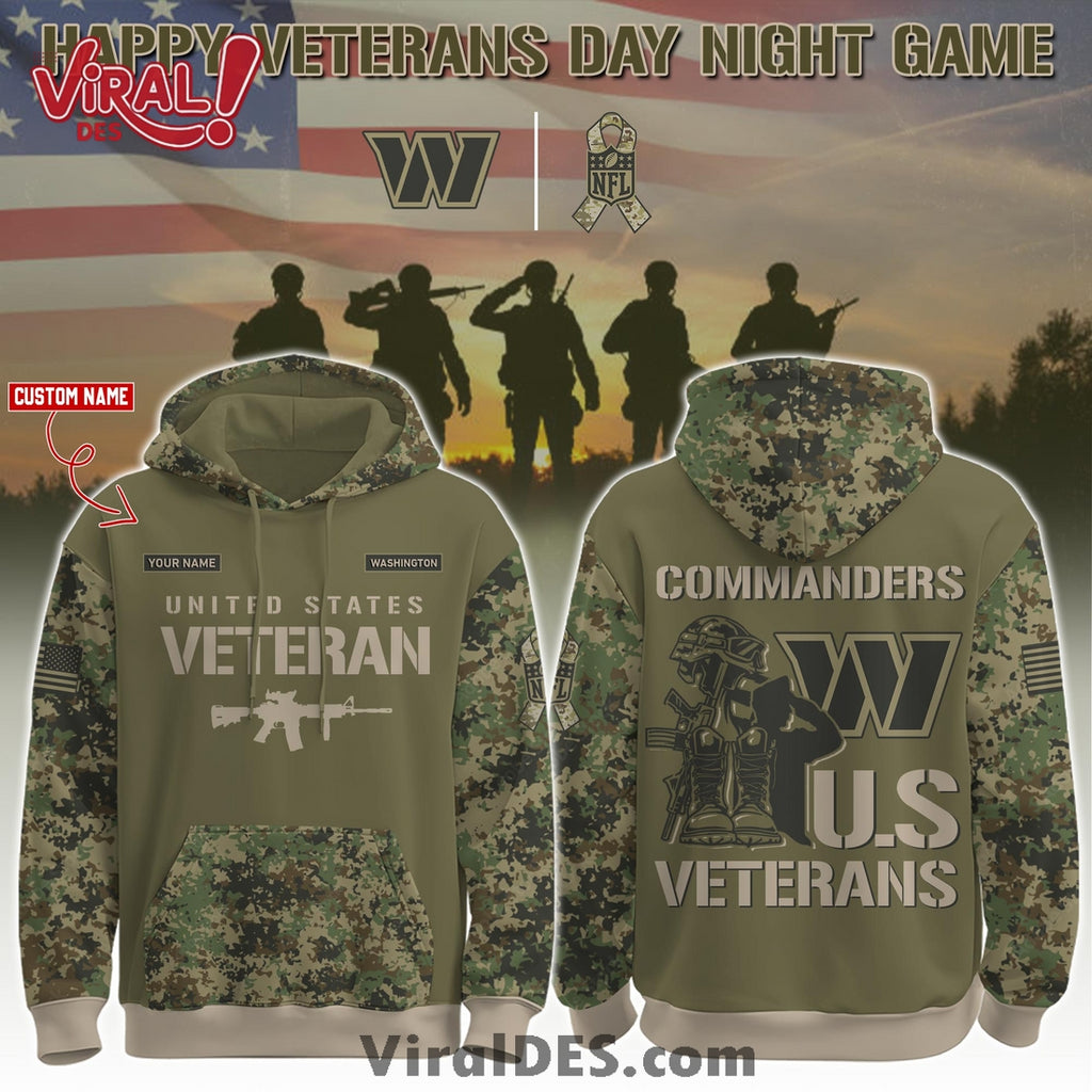 Washington Commanders Veteran Day 2025 Hoodie Limited Edions