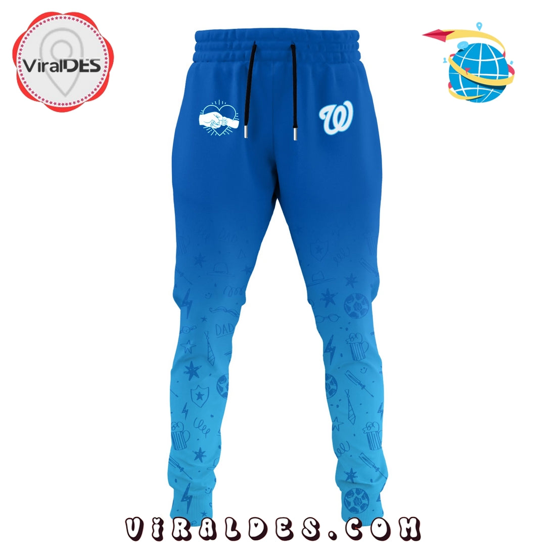 Washington Nationals 2025 Father’s Day Hoodie, Long Pants