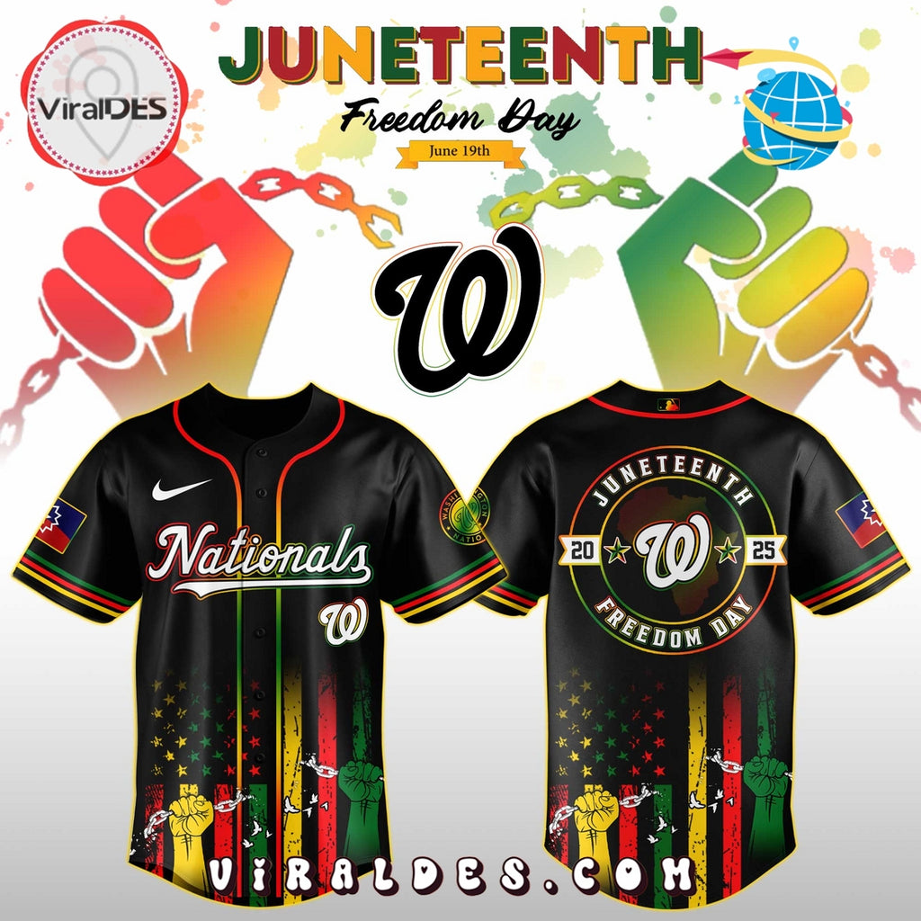 Washington Nationals x 2025 Juneteenth Day Jersey