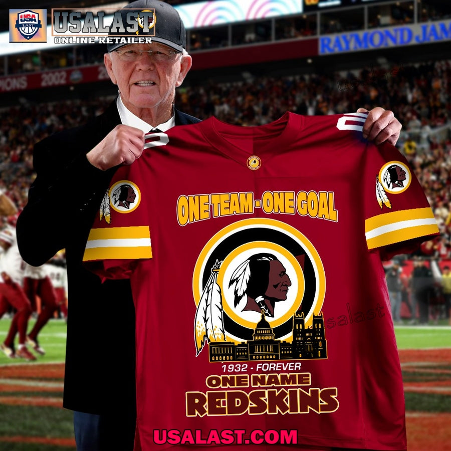Washington Redskins 1932-Forever One Name V-neck Jersey Shirt