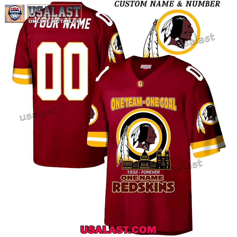 Washington Redskins 1932-Forever One Name V-neck Jersey Shirt