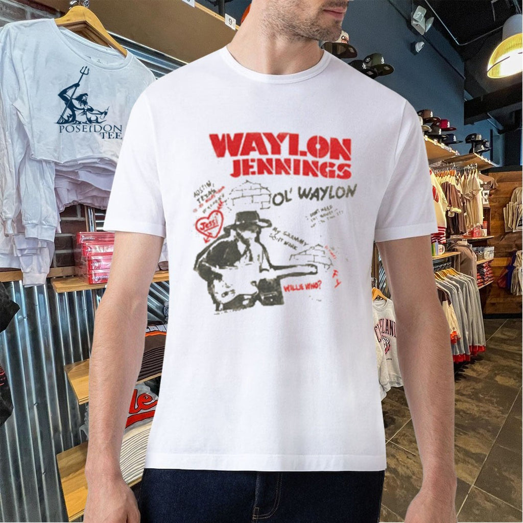 Waylon Jennings Ol Waylon Tour T-shirt