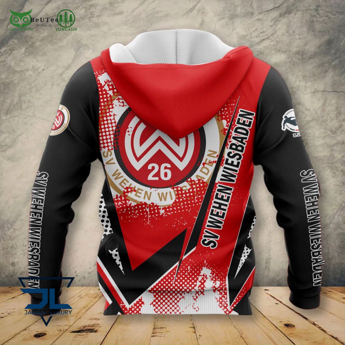 Wehen Wiesbaden Bundesliga Ihren Namen 3D Hoodie Shirt Polo