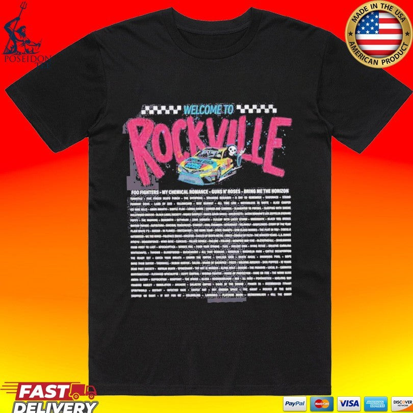Welcome To Rockville Daytona Beach FL On May 7 To 10 2026 Devil Horn T-shirt