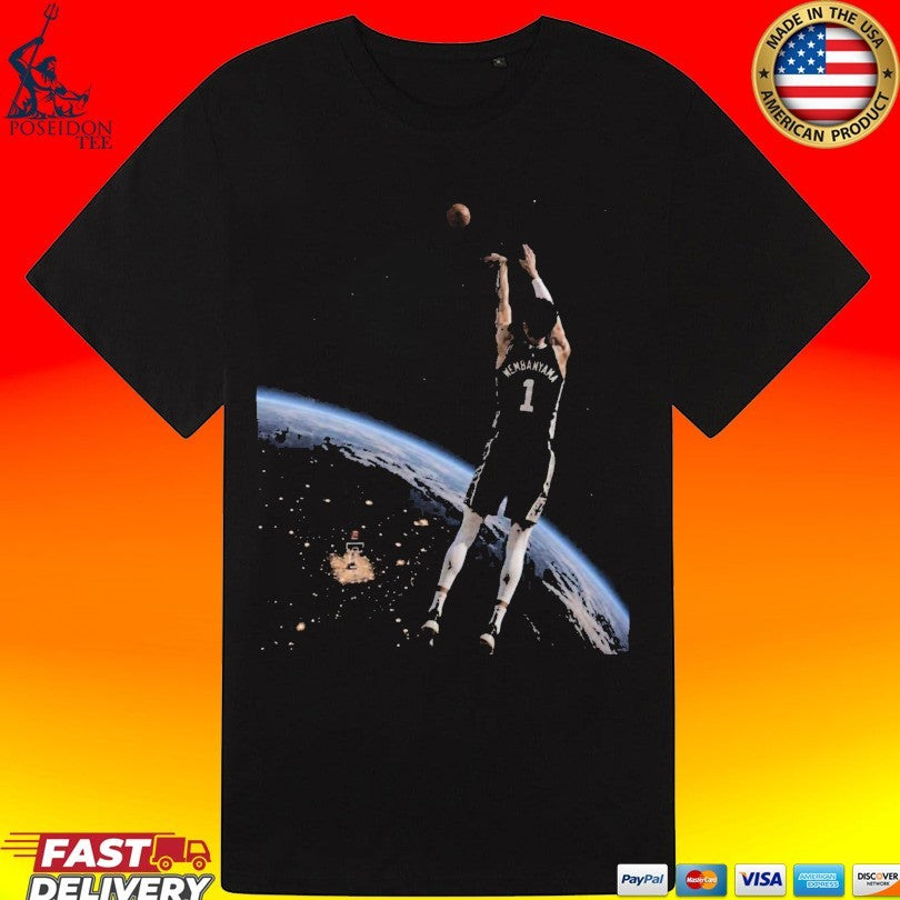 Wemby Alien Victor Wembanyama 3 Points T-shirt
