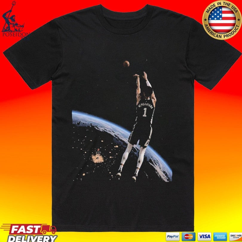 Wemby Alien Victor Wembanyama 3 Points T-shirt