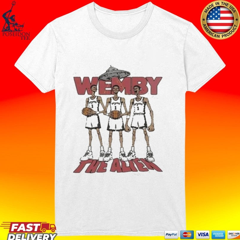 Wemby The Alien Victor Wembanyama San Antonio Spurs Nba Finals 2026 T-shirt
