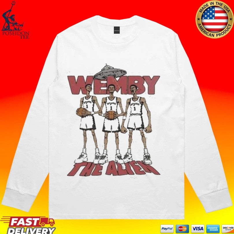 Wemby The Alien Victor Wembanyama San Antonio Spurs Nba Finals 2026 T-shirt