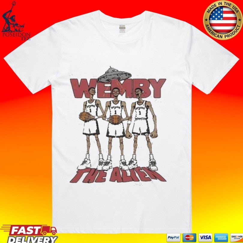 Wemby The Alien Victor Wembanyama San Antonio Spurs Nba Finals 2026 T-shirt