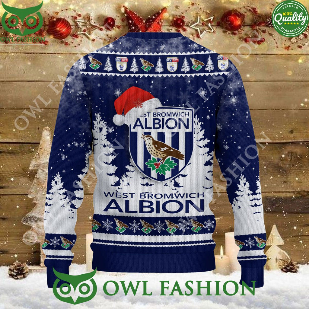 West Bromwich Albion FC Christmas EFL Ugly Premier League Sweater Jumper