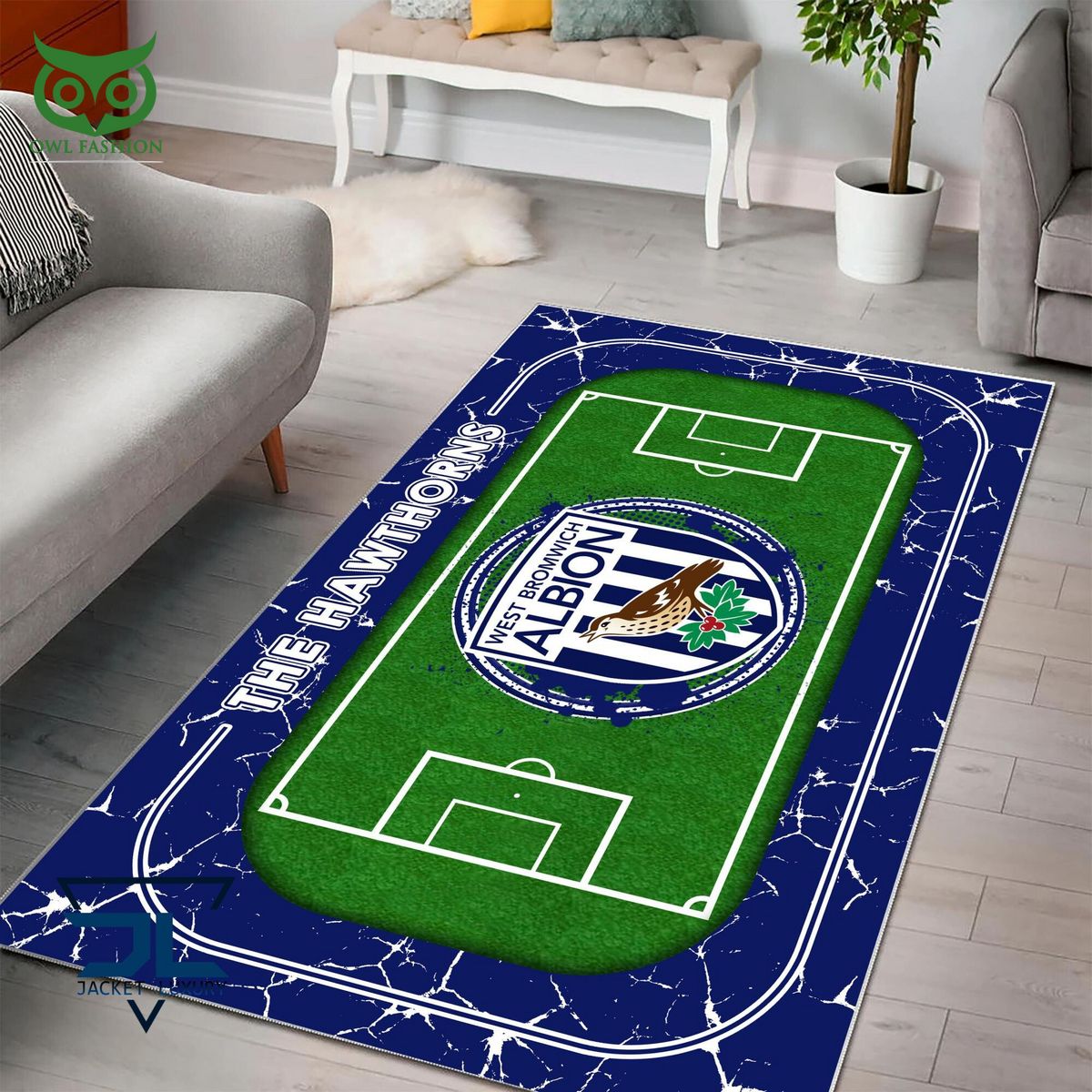 West Bromwich Albion FC English Football League EFL Premium Carpet Rug