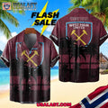West Ham FC Coconut Tree Style Hawaiian Shirt
