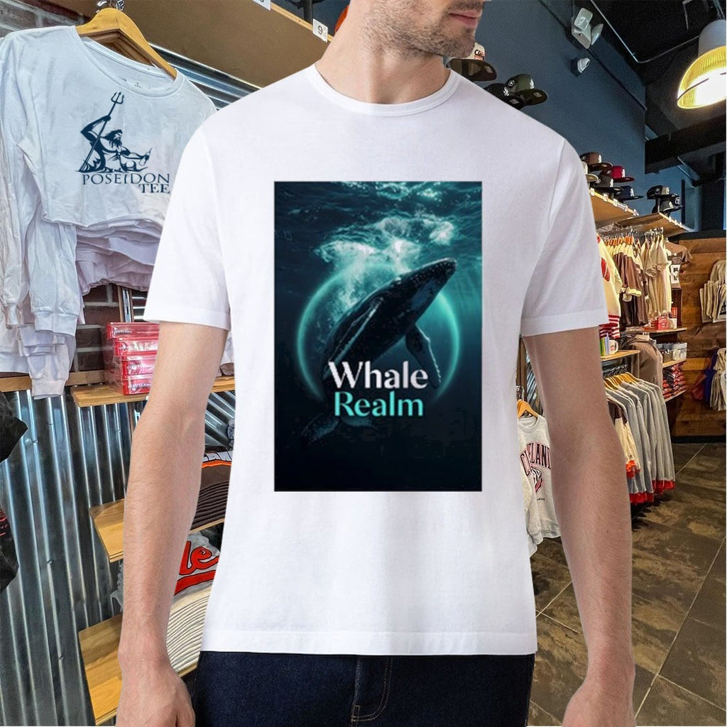 Whale Realm Cinematic Animal Art T-shirt