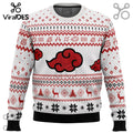 White Christmas Akatsuki Christmas Sweater