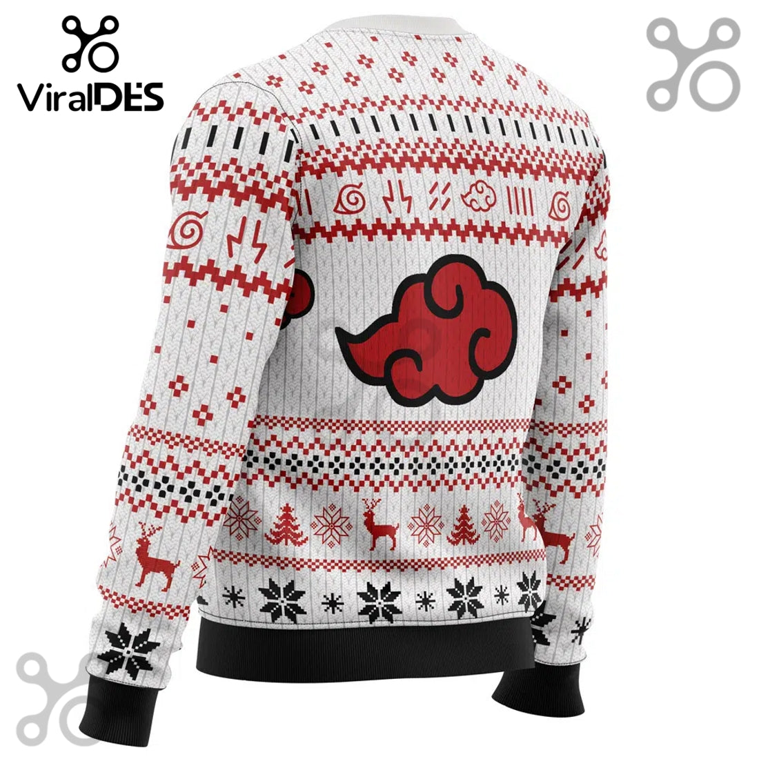 White Christmas Akatsuki Christmas Sweater