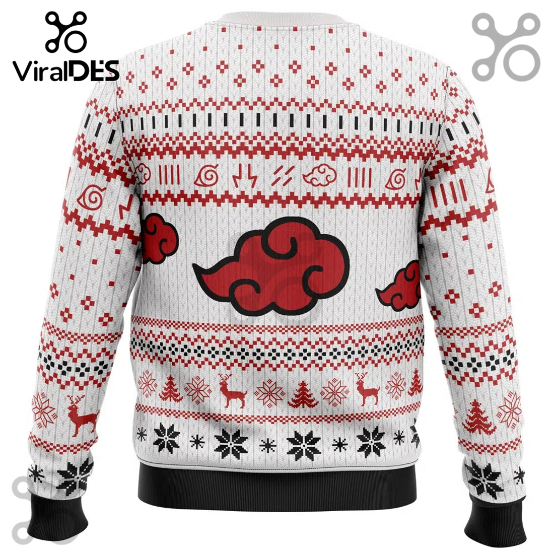 White Christmas Akatsuki Christmas Sweater