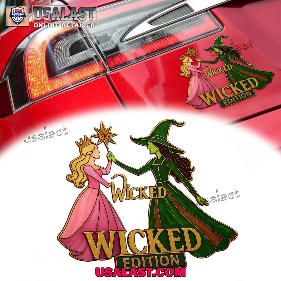 Wicked Movie Edition Car Emblem Custom 3D Badge