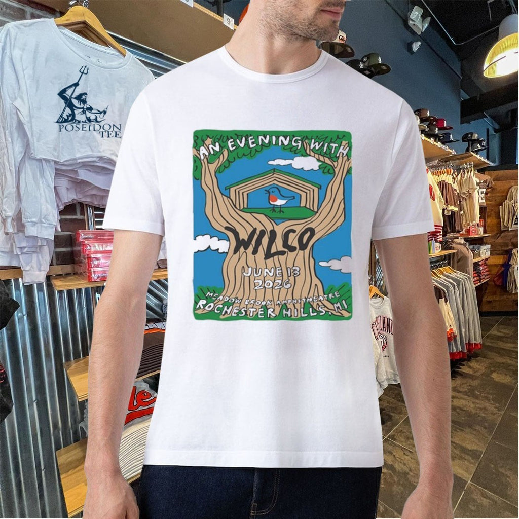 Wilco At Meadow Brook Amphitheatre In Rochester Hills Mi On June 13 2026 T-shirt