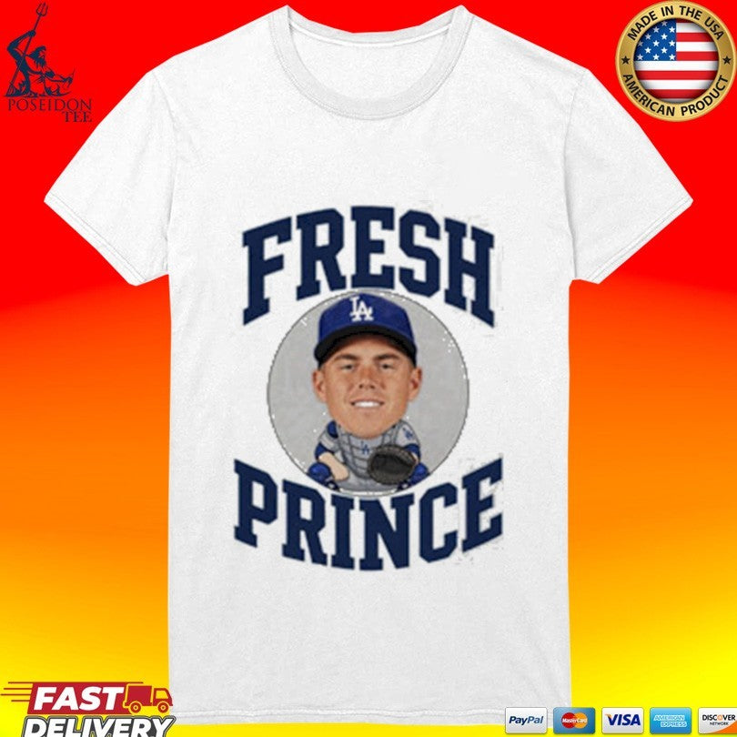 Will Smith Los Angeles Dodgers Fresh Prince Blast T-shirt