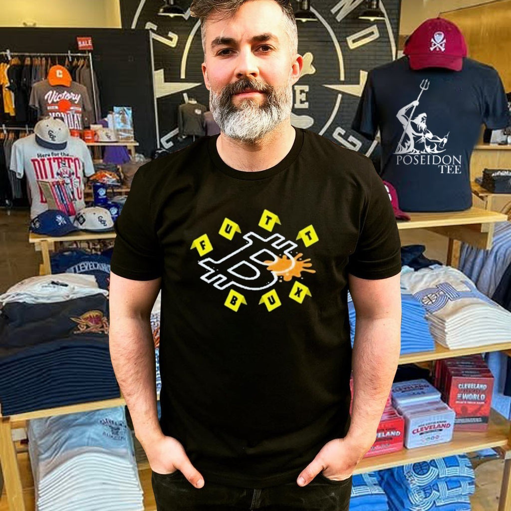 Windscribe Bitcoin Crime Scene T-shirt