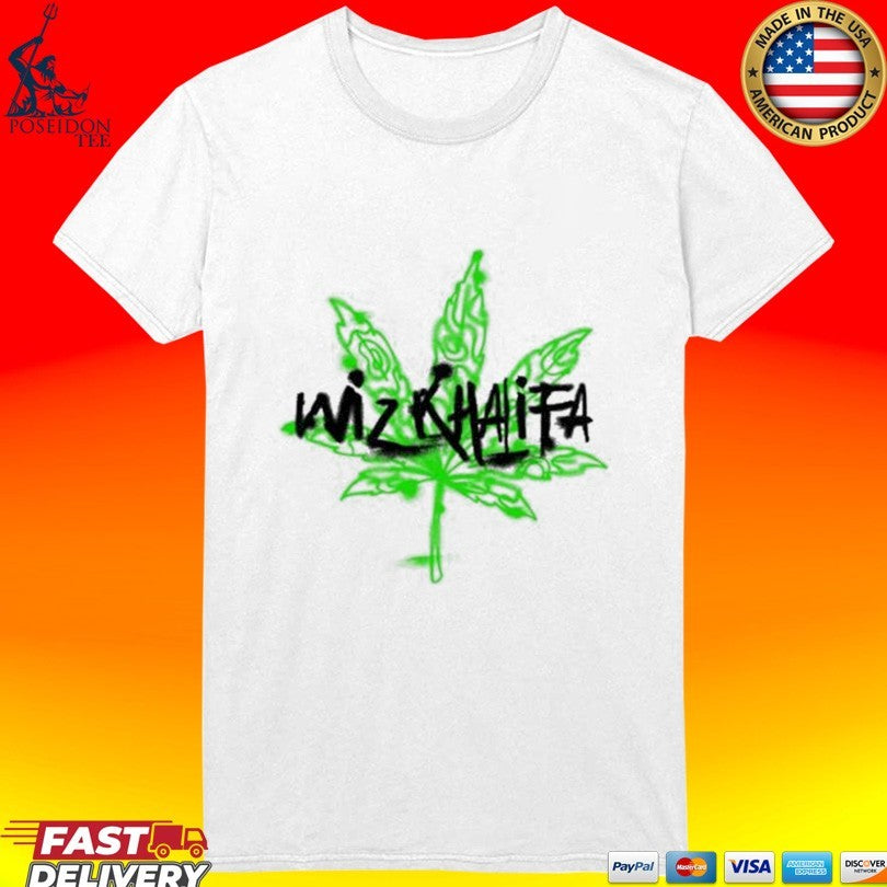 Wiz Khalifa Graffiti Leaf T-shirt