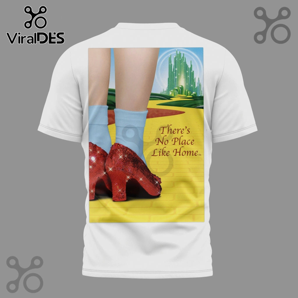 Wizard of Oz Graphic T-Shirt, Movie Scene Art, Dorothy & Friends Tee