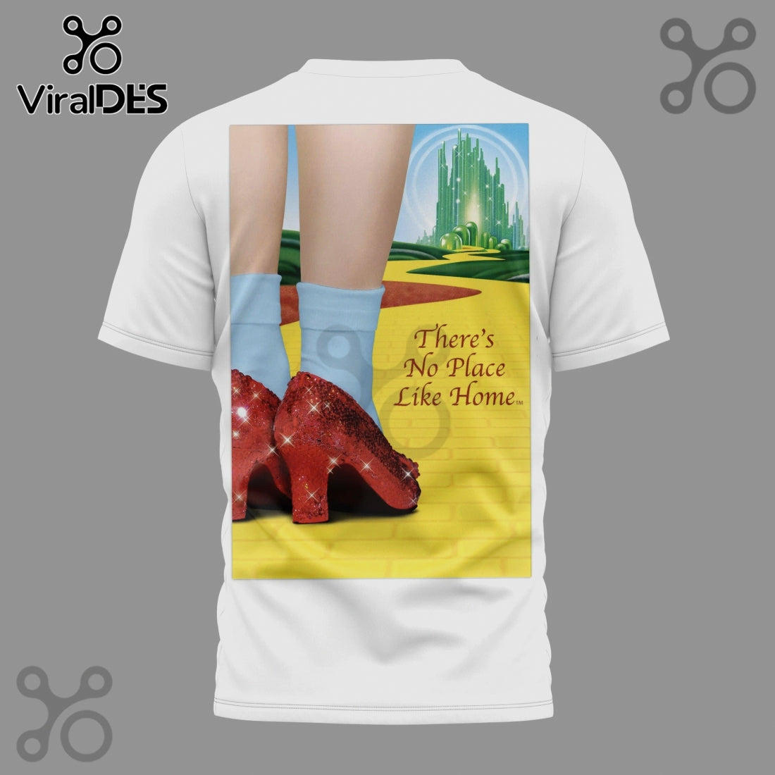 Wizard of Oz Graphic T-Shirt, Movie Scene Art, Dorothy & Friends Tee