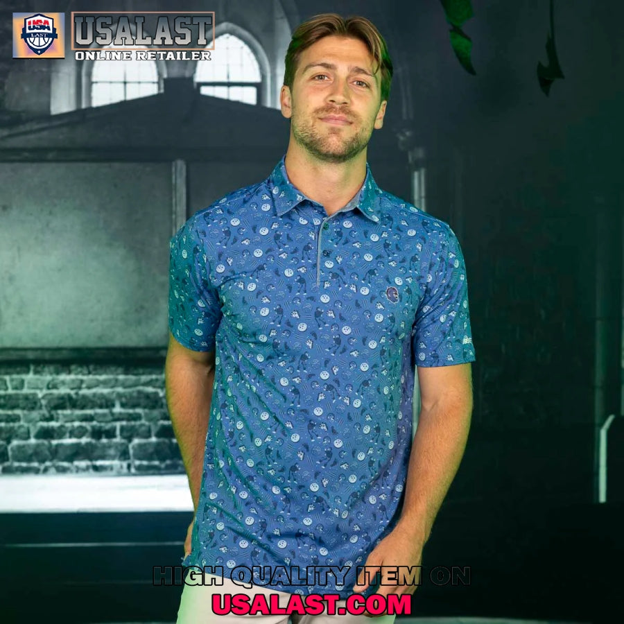 Wolf Man Universal Monsters Men Polo Shirt