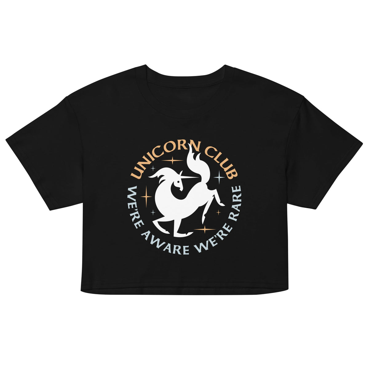 Unicorn Club Women's Crop Tee