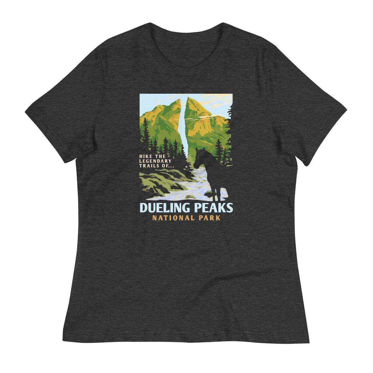 Dueling Peaks National Park Women's Signature Tee
