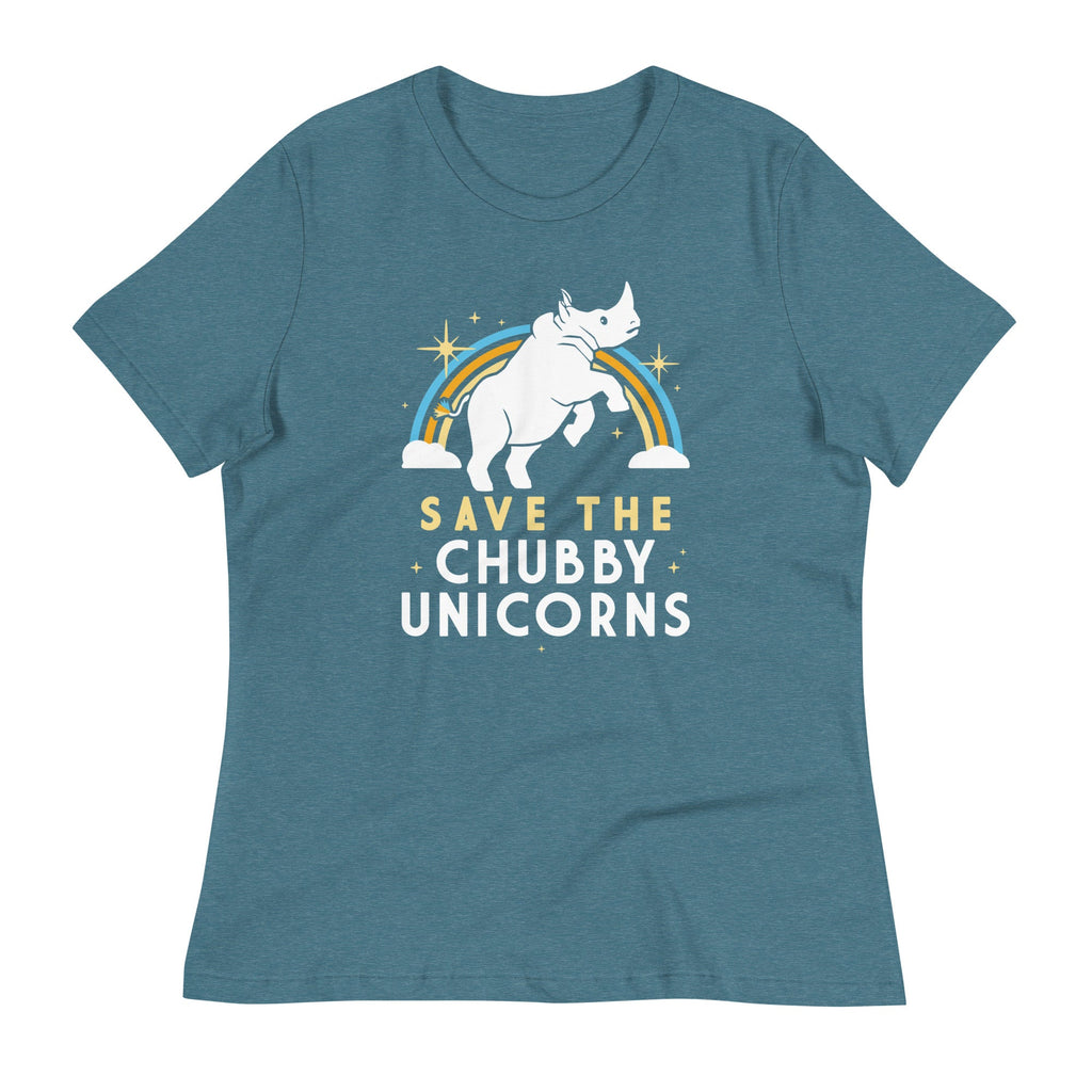 Save The Chubby Unicorns Women's Signature Tee