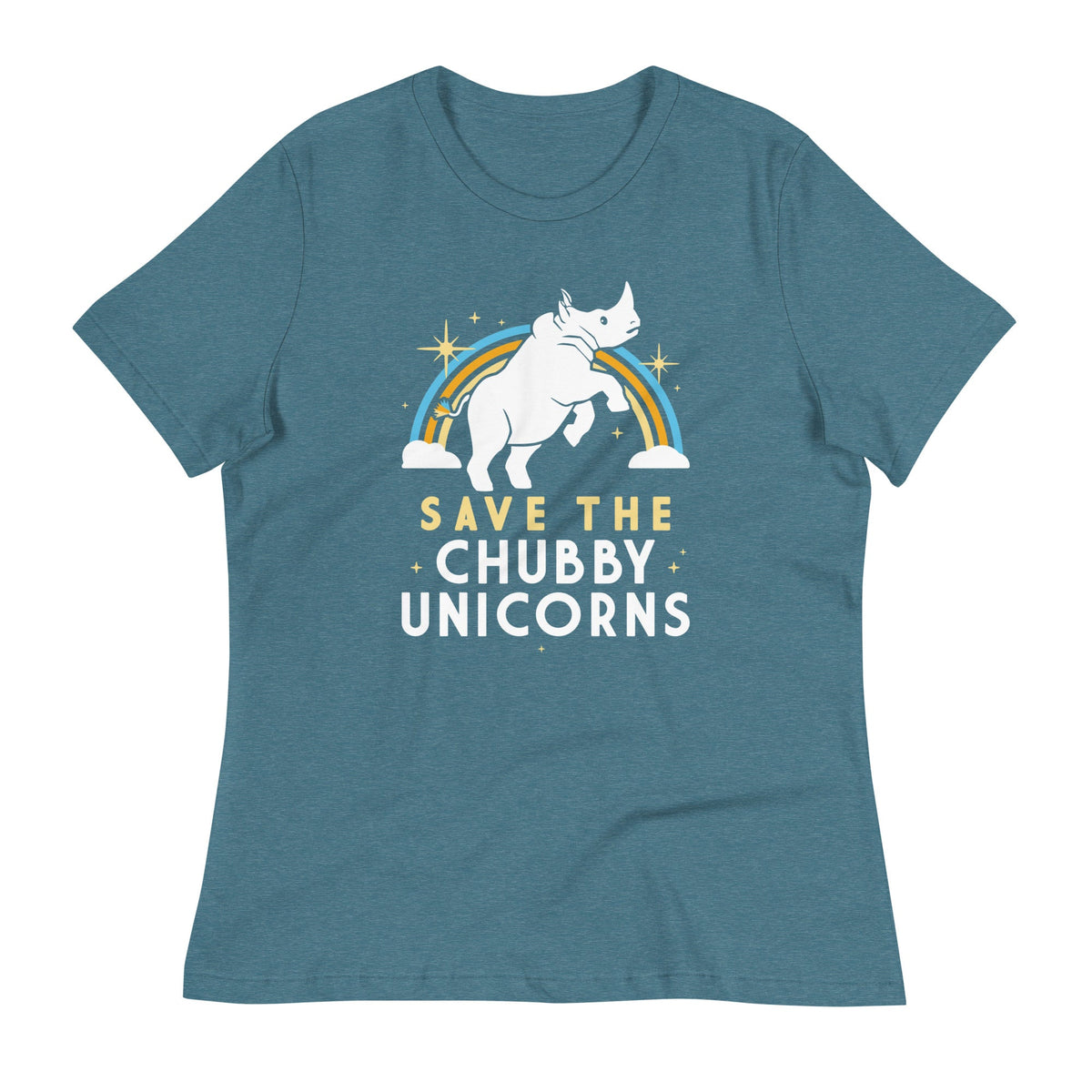 Save The Chubby Unicorns Women's Signature Tee