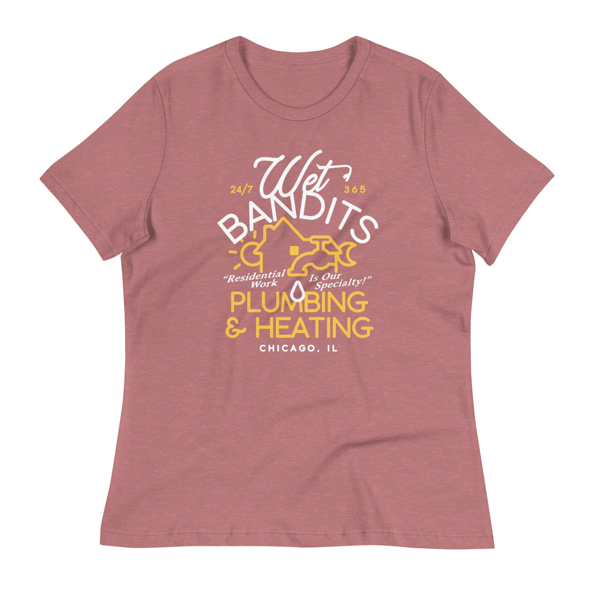 Wet Bandits Plumbing & Heating Women's Signature Tee