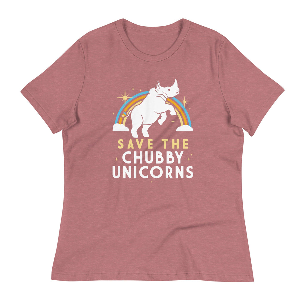 Save The Chubby Unicorns Women's Signature Tee