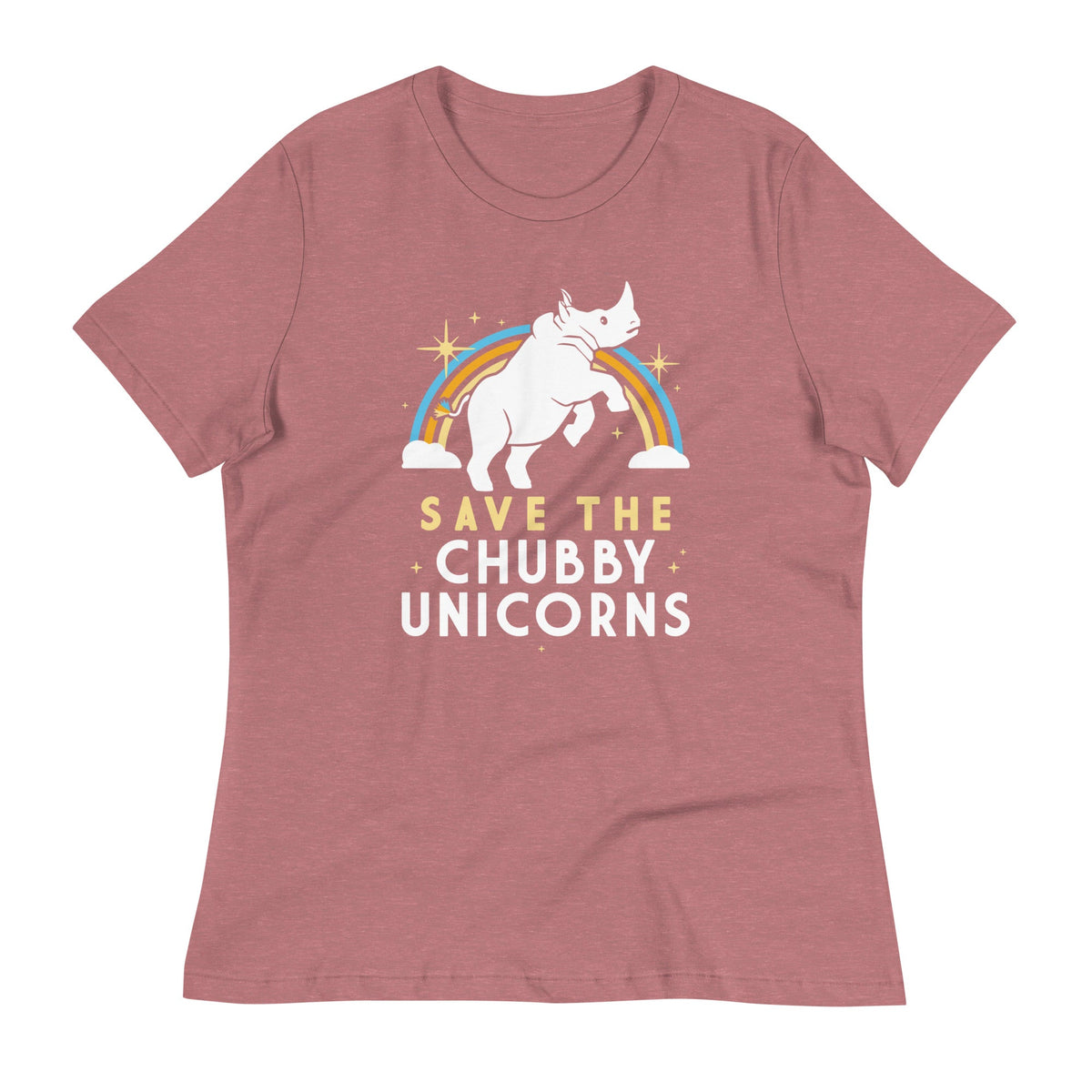 Save The Chubby Unicorns Women's Signature Tee